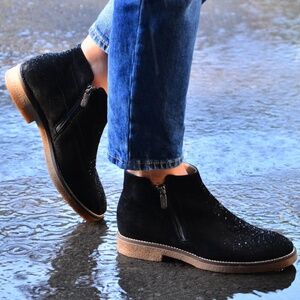 Waterproof Folina Suede Boot by Italeau